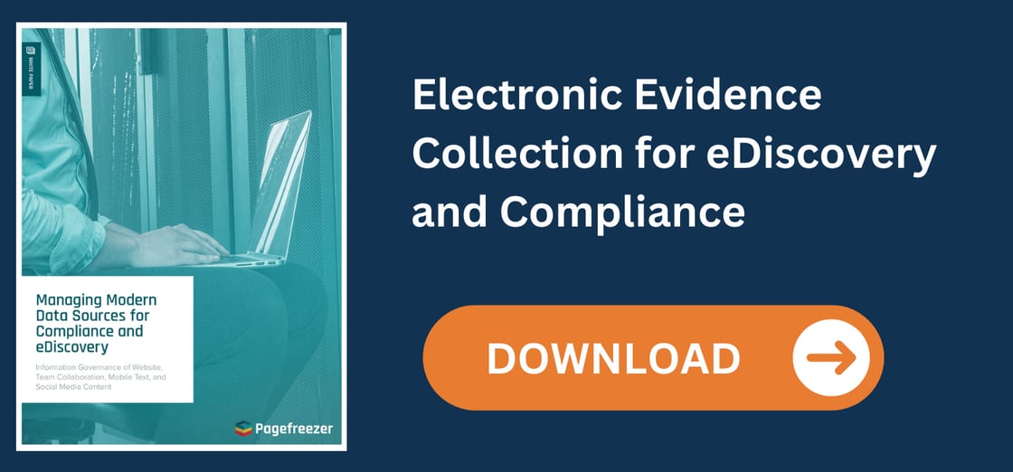 PageFreezer eDiscovery Asset