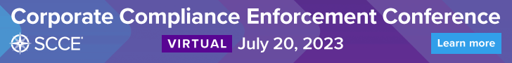 Corporate Compliance Enforcement Conf. | July 20